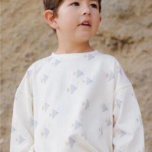 Rylee + Cru Relaxed Fit Jogger Set, Angle Fish. Size 4/5Y.